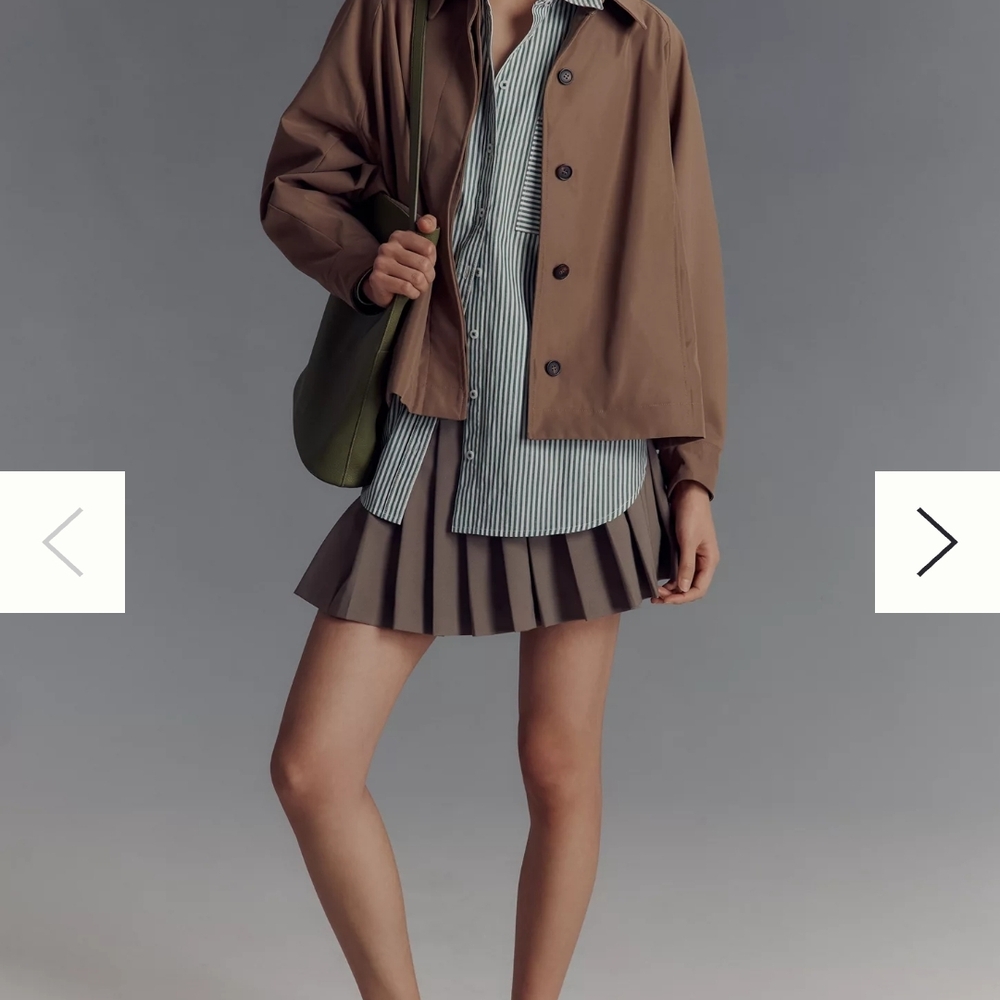 Anthropologie Tan Trench Coat